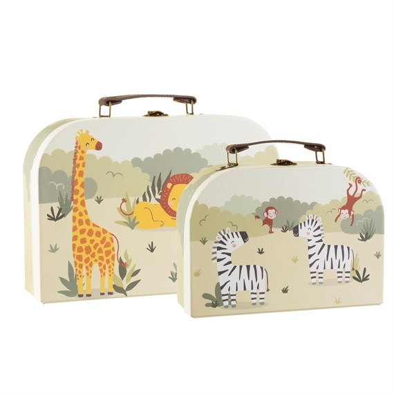 Savannah Safari Suitcases - Set of 2